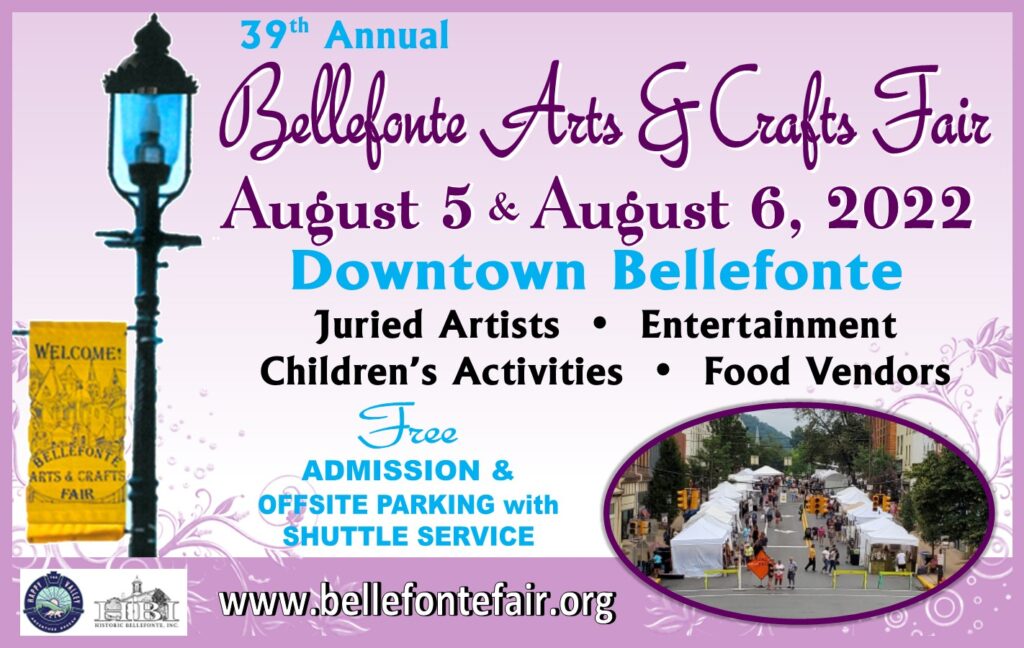 Bellefonte Arts & Crafts Fair Events in PA Where & When